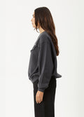 Karlee - Recycled Crew Neck | Charcoal-Image 2