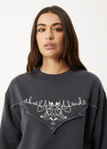Karlee - Recycled Crew Neck | Charcoal-Image 4