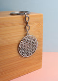 Keyring Flower of Life | One Colour-Image 1