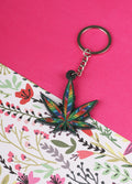 Keyring Rainbow Leaf | One Colour-Image 1
