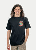 Killer Acid - Globe Trotter Tee | Black-Image 1