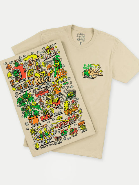 Killer Acid - Rollin Stoned Tee