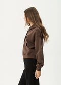 Kourt - Recycled Zip Hood | Coffee-Image 2