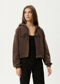 Kourt - Recycled Zip Hood | Coffee-Image 4
