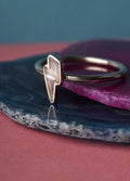 Labradorite Bolt Sterling Silver Ring | One Colour-Image 1