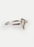 Labradorite Bolt Sterling Silver Ring | One Colour-Image 3