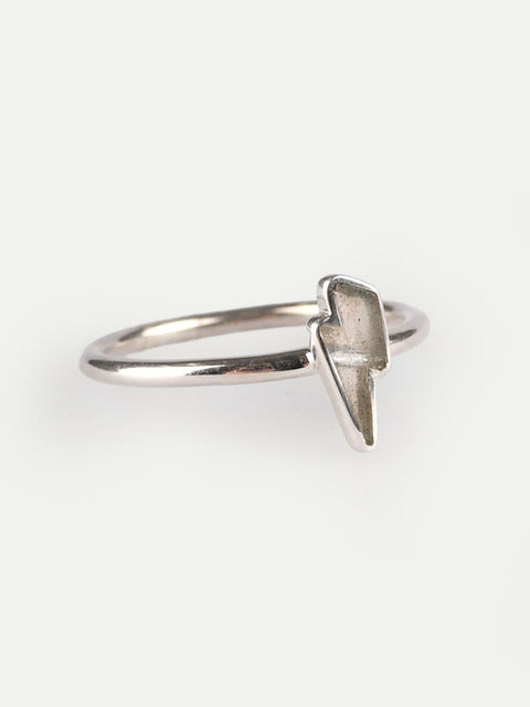 Labradorite Bolt Sterling Silver Ring
