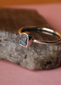 Labradorite Rough Sterling Silver Ring | One Colour-Image 1