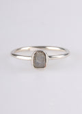 Labradorite Rough Sterling Silver Ring | One Colour-Image 2