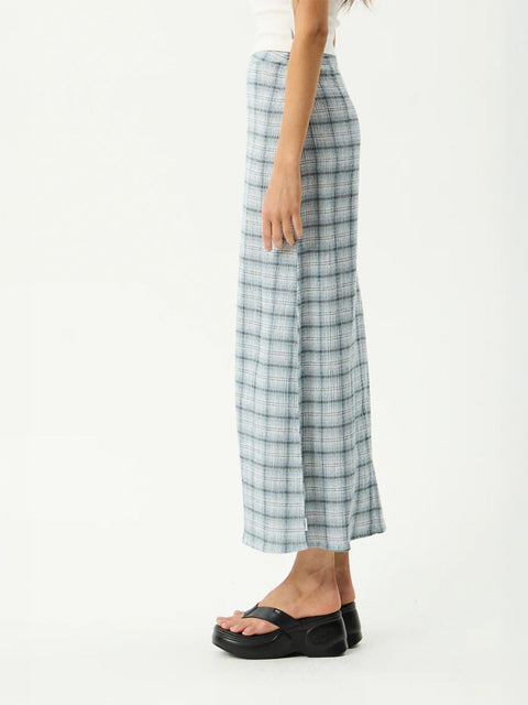 Lagoon - Hemp Seersucker Maxi Skirt
