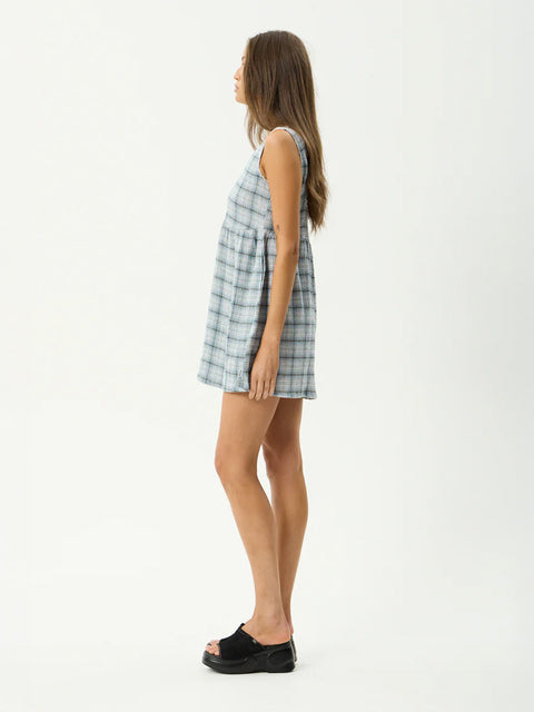 Lagoon Jesse - Hemp Seersucker Mini Dress