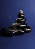 Large Pebbles Backflow Incense Burner | One Colour-Image 1