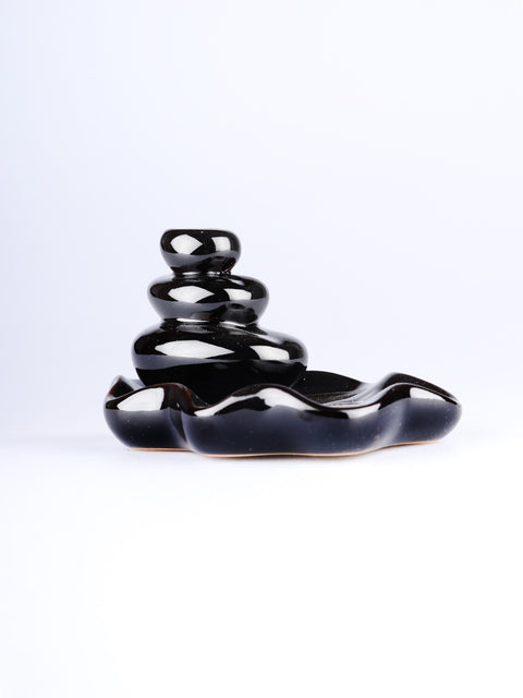 Large Pebbles Backflow Incense Burner