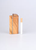 Large Teak Inlay Swivel Dug-out | One Colour-Image 3