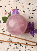 Lavender Rose Quartz Sphere L | One Colour-Image 1