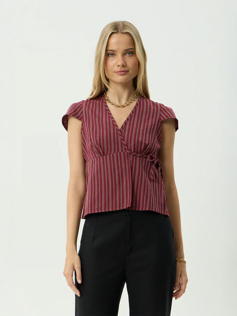 Ledger - Recycled Wrap Top