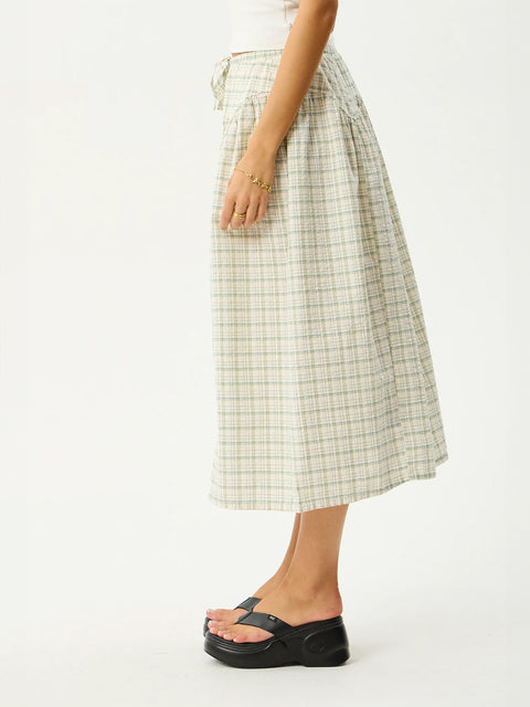 Legacy - Recycled Check Midi Skirt