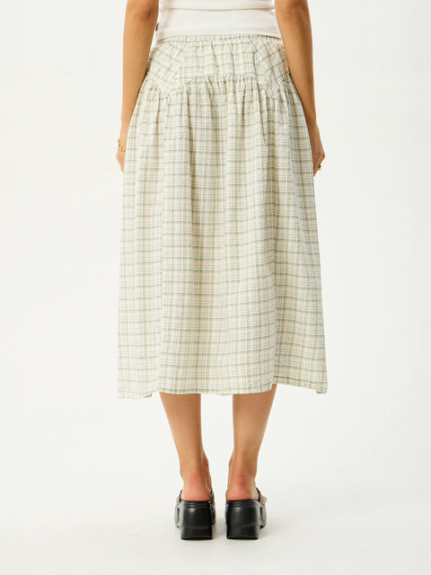 Legacy - Recycled Check Midi Skirt