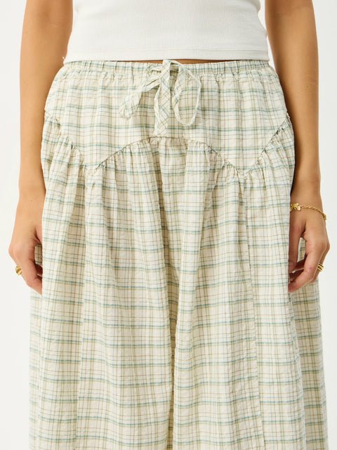 Legacy - Recycled Check Midi Skirt