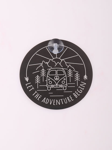 Let The Adventure Begin Sign