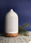 Aroma Diffuser White / Light Wood Base 200ml | One Colour-Image 2