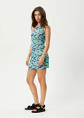 Liquid - Recycled Sheer One Shoulder Dress | Jade Floral-Image 5