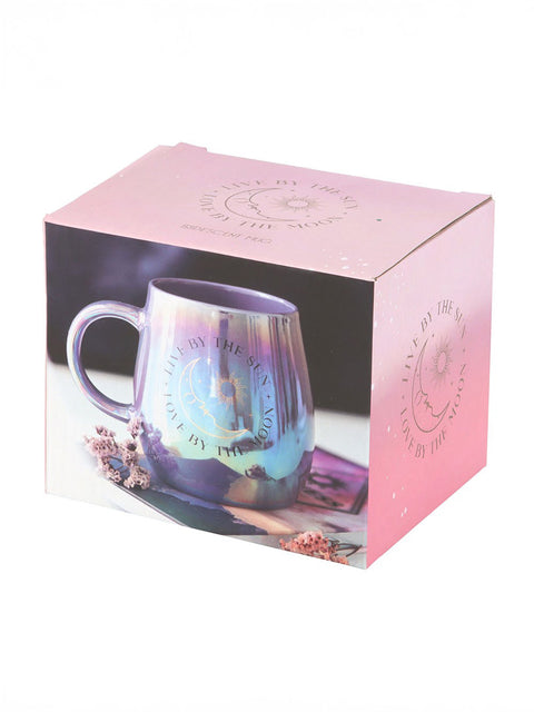 Live by the Sun Love by the Moon Iridescent Mug