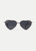 Love Heart Sunglasses | Black-Image 1