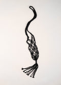 Macrame Bottle Holder | Black-Image 3