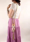 Macrame Bottle Holder | Ochre-Image 1