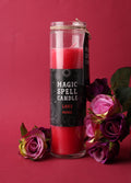 Magic Spell Tall candle | Red Rose Love-Image 1