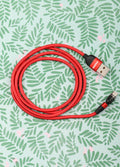 Magnetic USB Cable 1m Micro USB | Red-Image 1