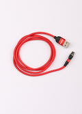Magnetic USB Cable 1m Micro USB | Red-Image 2