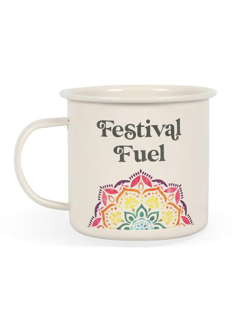Mandala Enamel Mug