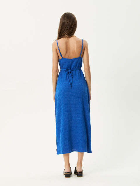 Marina Rumi - Hemp Seersucker Maxi Dress
