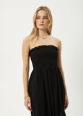 Marlow - Recycled Strapless Maxi Dress | Black-Image 4