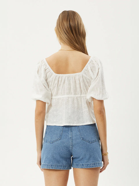 Marlow - Recycled Tie Front Top