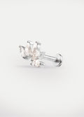 Marquise Gem Curve Ear Stud 18G | Clear-Image 1
