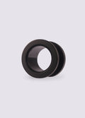 Matte Screw Fit Tunnel | Black-Image 1