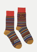 Men's Socks- Pretty Decent BF | Brown-Image 1