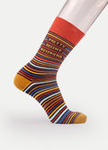 Men's Socks- Pretty Decent BF | Brown-Image 2