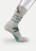 Men's Socks- Yeah, I'm Old | Grey-Image 2