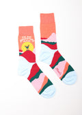 Men's Socks - Adventure Man | Peach-Image 1