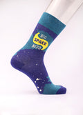 Men's Socks - Big Space Nerd | Blue-Image 2