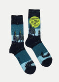 Men's Socks - Dragons & Wizards & Shit | Blue-Image 1