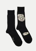 Mens Socks - Get Shit Done Later | Black-Image 1