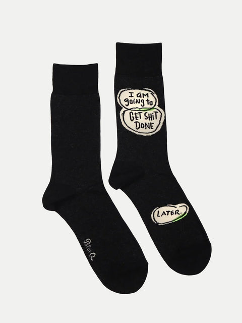 Mens Socks - Get Shit Done. Later