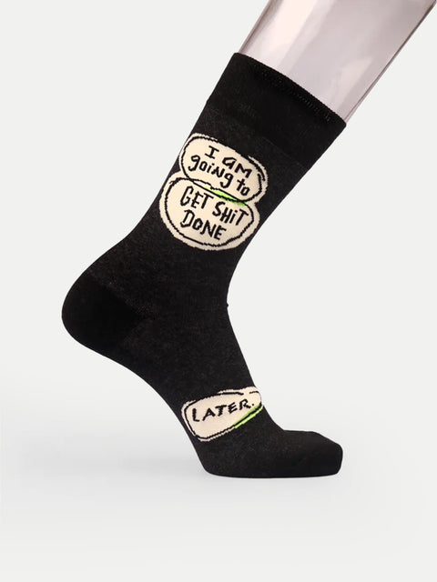 Mens Socks - Get Shit Done. Later