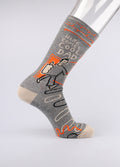 Mens Socks - Here Comes Cool Dad | Grey-Image 2