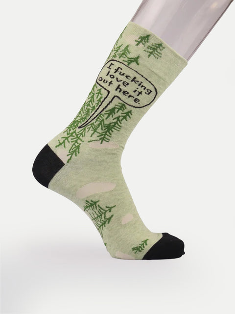 Mens Socks - I Fucking Love It Out Here